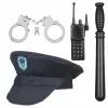 Souza! Fato de Polícia com Chapéu e Acessórios, Idade 4-7