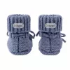 Lodger Slipper Merino Wool Pantufas de Bebé, Storm, 0-6 Meses