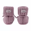 Lodger Pantufas de Lã Merino para Bebé, Mauve, 0-6 Meses