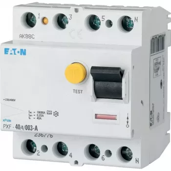 Interruptor diferencial EATON PXF-63/4/03-B, 63A, 4 polos, 300mA, tipo B 300303