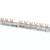 Barra de pente de garfo trifásica Eaton 10mm² 6 módulos 63A EVG3PHAS/N/6MODUL/LS 303366