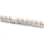 Barra de pente de garfo trifásica Eaton 10mm² 6 módulos 63A EVG3PHAS/N/6MODUL/LS 303366
