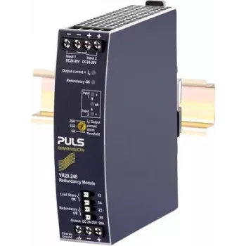 Módulo de redundância PULS YR20.246 24V DC 20A redundância 1+1 calha DIN