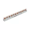 Barramento coletor de garfo trifásico Eaton EVGK-3PHAS/12MODUL, 63A, 12 módulos, 10mm², para xPole MCBs/RCDs (EP-501069)