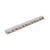 Barramento coletor de garfo trifásico Eaton EVGK-3PHAS/12MODUL, 63A, 12 módulos, 10mm², para xPole MCBs/RCDs (EP-501069)