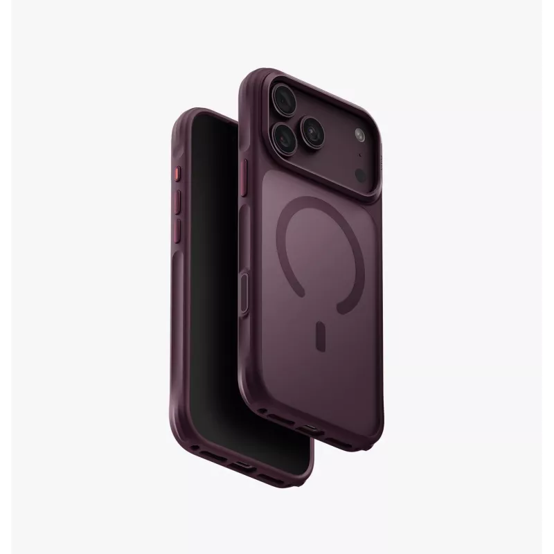 Capa de carregamento UNIQ Veren Magclick para iPhone 18 Pro Max / 17 Pro Max – Chalk Frost
