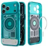 Capa MagSafe Spigen Ultra Hybrid para iPhone 17 Pro Max / 18 Pro Max - C-One Bondi Blue