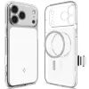 Capa MagSafe Spigen Ultra Hybrid T Mag para iPhone 18 Pro Max / 17 Pro Max - Branco brilhante
