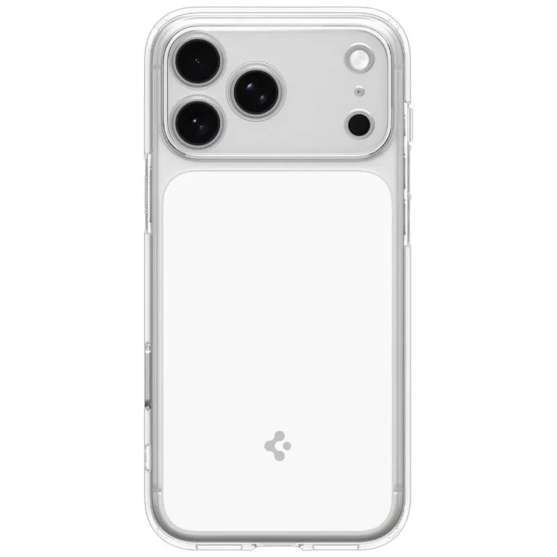 Capa MagSafe Spigen Ultra Hybrid T Mag para iPhone 18 Pro Max / 17 Pro Max - Branco brilhante