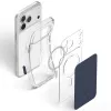 Capa MagSafe SPIGEN Ultra Hybrid T iPhone 17 Pro Max / 18 Pro Max Preto mate Azul