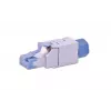 Ficha RJ45 de campo Wirewin WKS FK RJ45 KAT6A, Cat6A, blindada, sem ferramentas, zamac, contactos dourados, para cabo 22-24 AWG, 6-9mm
