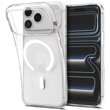 Capa SPIGEN Liquid Crystal MagSafe iPhone 17 Pro Max / 18 Pro Max Transparente/Branco
