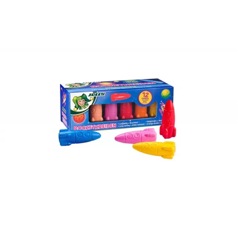 Gizes de cera JOLLY Rocket, várias cores, 12 unidades (5956-0001)