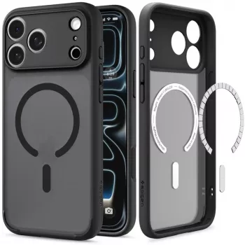 Capa MagSafe SPIGEN Ultra Hybrid iPhone 17 Pro / 18 Pro Frost Black