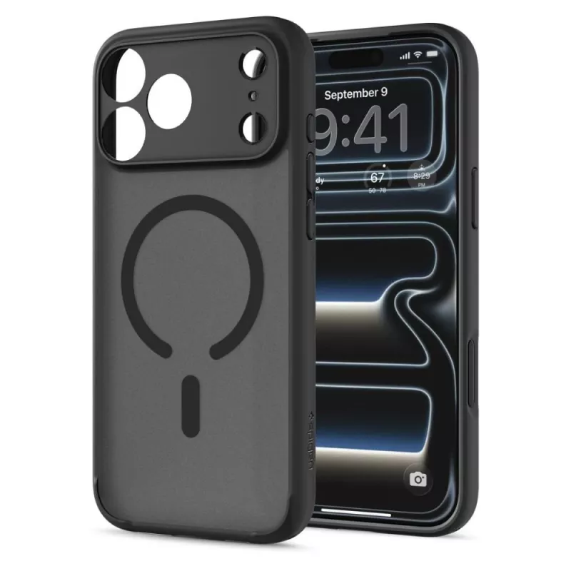 Capa MagSafe SPIGEN Ultra Hybrid iPhone 17 Pro / 18 Pro Frost Black