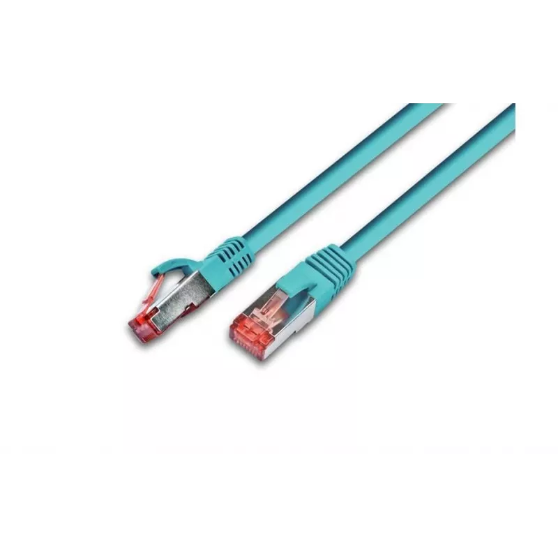 Cabo de rede patch Cat6 S/FTP Wirewin PKW-PIMF-KAT6 25,0 TK, 25 m, turquesa