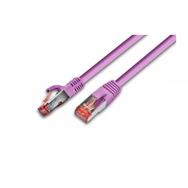 Cabo de rede S/FTP CAT6 0,75 m Wirewin, rosa (PKW-PIMF-KAT6 0.75 MG)