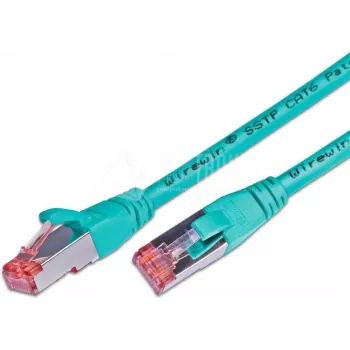 Cabo de rede S/FTP CAT6 0,75 m Wirewin, turquesa (PKW-PIMF-KAT6 0.75 TK)