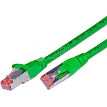 Cabo de rede S/FTP CAT6 0,25 m Wirewin, verde (PKW-PIMF-KAT6 0.25 GN)