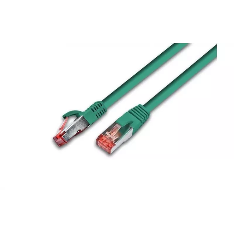 Cabo de rede S/FTP CAT6 0,25 m Wirewin, verde (PKW-PIMF-KAT6 0.25 GN)