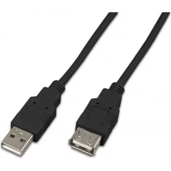 Cabo de extensão USB 2.0 Wirewin USB A-A MF 0.15 SW, 0,15 m, preto
