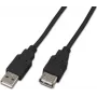 Cabo de extensão USB 2.0 Wirewin USB A-A MF 0.15 SW, 0,15 m, preto