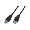 Cabo de extensão USB 2.0 Wirewin USB A-A MF 0.15 SW, 0,15 m, preto