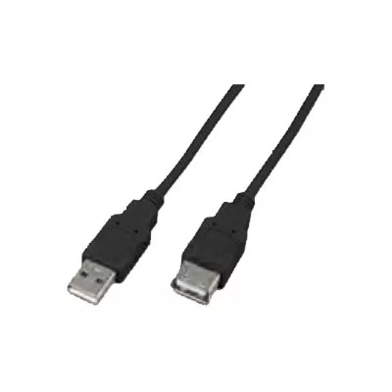Cabo de extensão USB 2.0 Wirewin USB A-A MF 0.15 SW, 0,15 m, preto