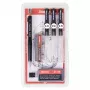 Conjunto de canetas de tinta da China ARISTO mg1 pro College, 3 canetas 0,35 / 0,50 / 0,70 mm, 6 peças (AR64311)