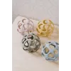 Bola de mordedura de silicone BABY'S ONLY BO-860.862.017.50, 0+, ocre