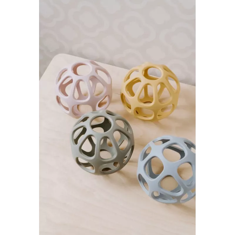 Bola de mordedura de silicone BABY'S ONLY BO-860.862.017.50, 0+, ocre