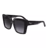 Óculos de sol de mulher Ferragamo SF1060S-21 com borboleta, Havana/castanho degradê, 55mm