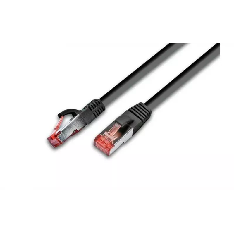 Cabo de patch Wirewin Cat6 S/FTP PIMF, LSOH, preto, RJ45 PKW-PIMF-KAT6 2.0 SW
