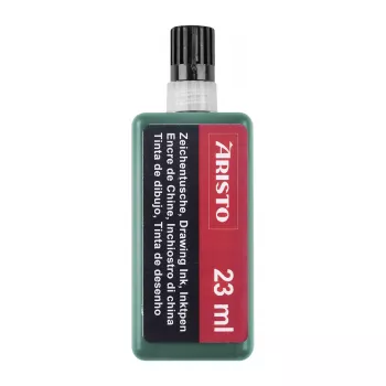 Tinta da China para desenho ARISTO verde 23 ml, 1 frasco (AR64807)