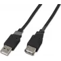 Cabo de extensão USB 2.0 Wirewin USB A-A MF 0.5 SW, 0,5 m, preto