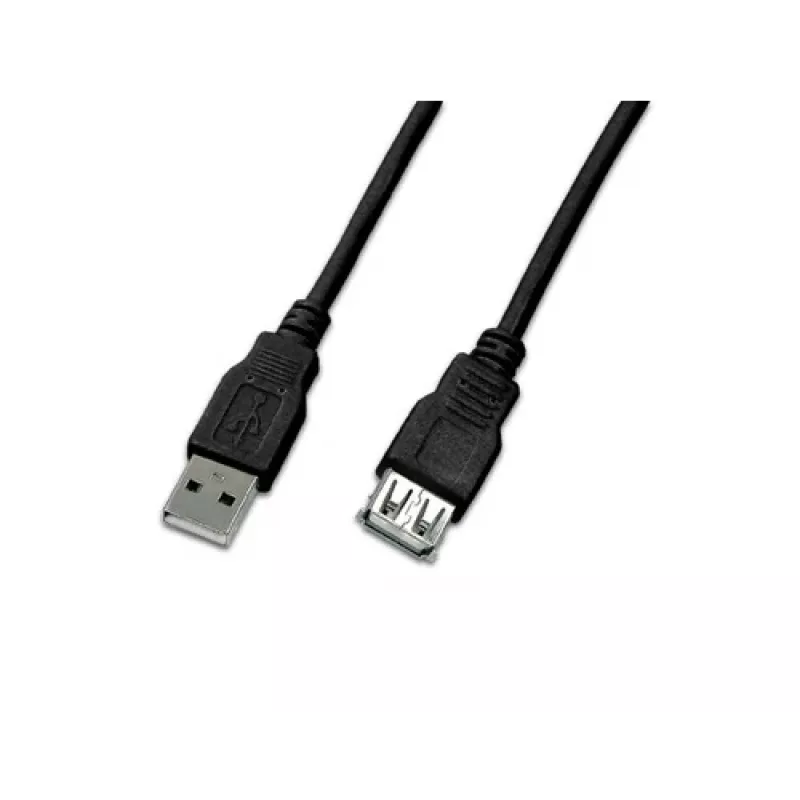 Cabo de extensão USB 2.0 Wirewin USB A-A MF 0.5 SW, 0,5 m, preto