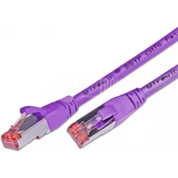 Cabo de patch Wirewin KAT6 S/FTP LSOH, 1m, violeta (PKW-PIMF-KAT6 1.0 VT)
