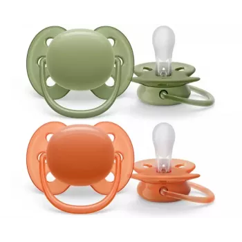 Chupetas Philips Avent Ultra Soft neutro 18M+ (pack de 2)
