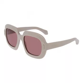 Óculos de sol de mulher Ferragamo SF2068SE-259 – armação Havana, lentes castanhas degradê, 54mm