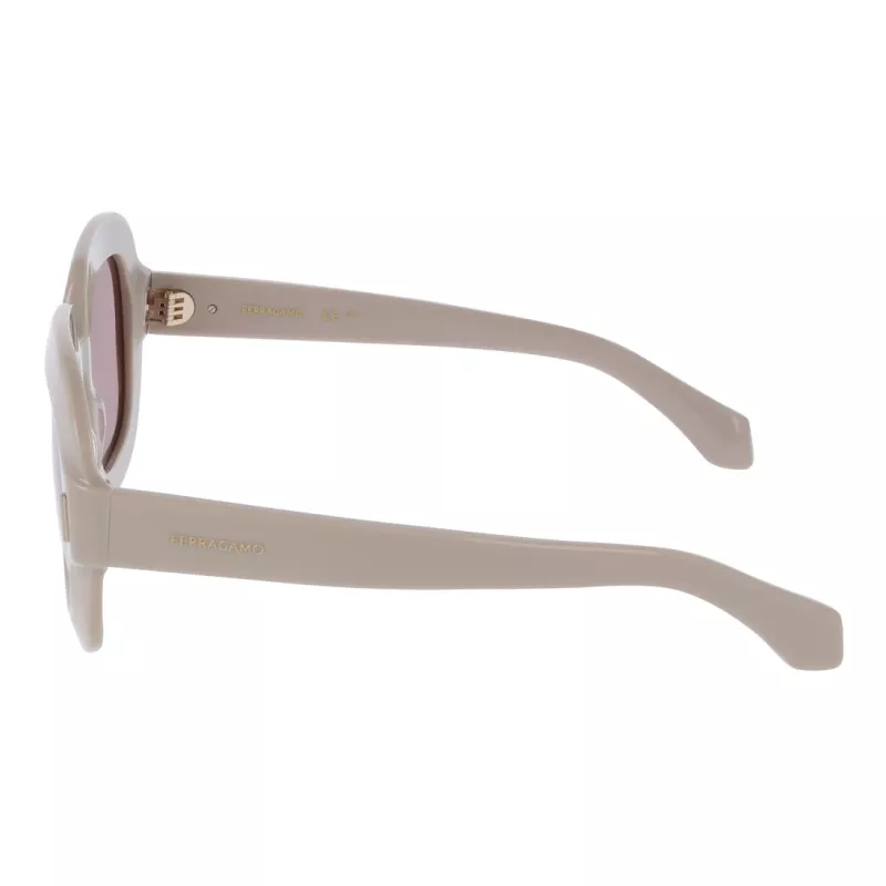 Óculos de sol de mulher Ferragamo SF2068SE-259 – armação Havana, lentes castanhas degradê, 54mm