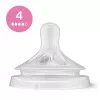 Conjunto de tetinas de silicone para biberões Philips Avent Natural Response (pack de 3, Flow 3, 1+ meses)
