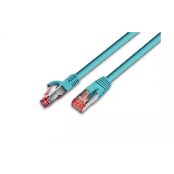 Cabo de patch Wirewin Cat6 S/FTP 3m turquesa RJ45 (PKW-PIMF-KAT6 3.0 TK)