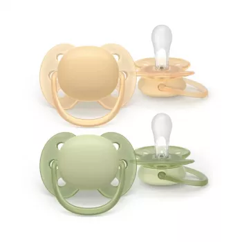 Chupetas Philips Avent Ultra Soft 6-18 meses, pack de 2, menino
