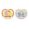 Chupetas Philips Avent Ultra Air 0-6 meses, pack de 2, azul e verde