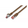 Wirewin cabo de rede CAT6 S/FTP LSOH 7,0m castanho PKW-PIMF-KAT6 7.0 BR