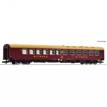 Roco 6200119 H0 vagão-restaurante MITROPA da DR, Época IV, vermelho/bege, 282mm, DC