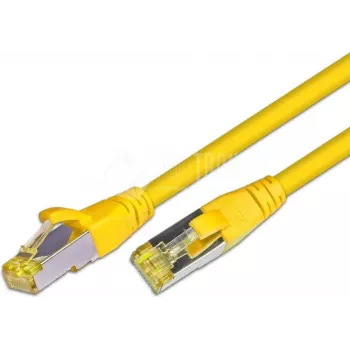 Wirewin cabo de rede KAT6A HQ, S/FTP, LSOH, amarelo, 10 m, RJ45 (PKW-PIMF-KAT6A 10.0 GE)