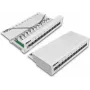 Wirewin patch panel de secretária 12 portas CAT6, blindado, ligação LSA+ (DVP-TRIO-K6 12)