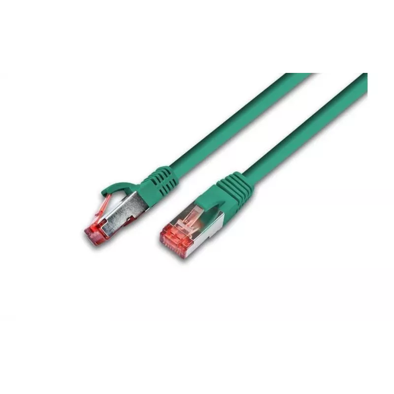 Wirewin cabo de rede Cat6a S/FTP, 1 m, verde PKW-PIMF-KAT6A 1.0 GN