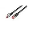 Wirewin PKW-PIMF-KAT6A 0.5 SW cabo de rede Cat6a S/FTP, 0,5 m, preto